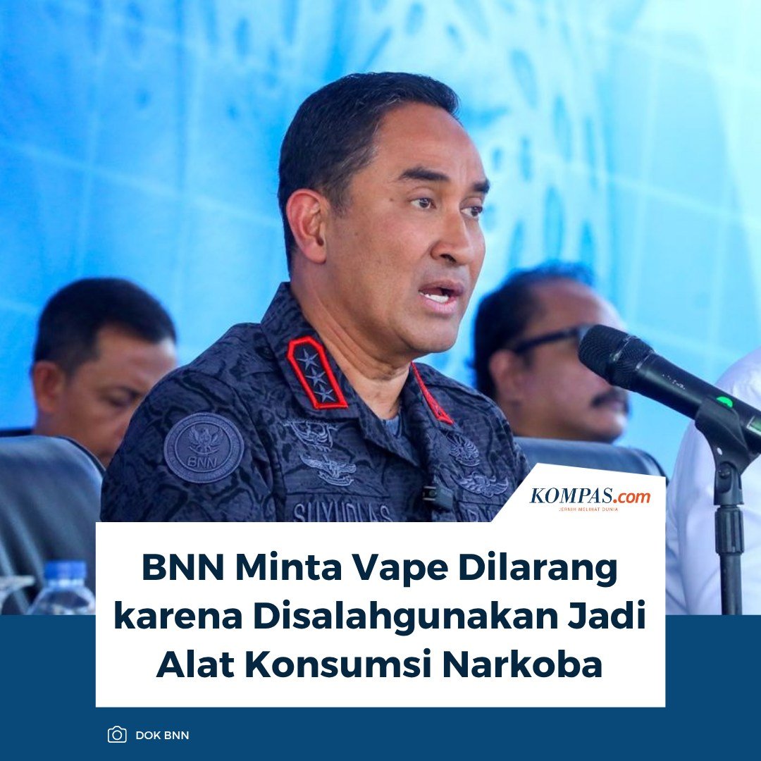 BNN Minta Vape Dilarang karena Disalahgunakan Jadi Alat Konsumsi Narkoba
